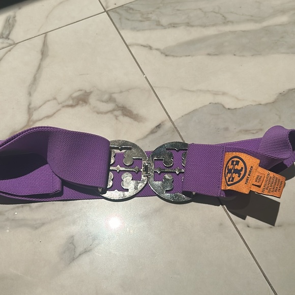 Authentic Tory Burch, rare purple belt adjustable - Picture 6 of 7